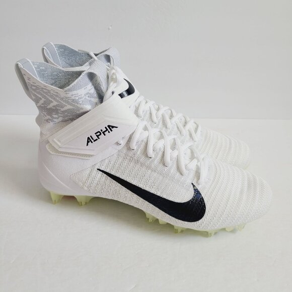 NEW Nike Alpha Menace Elite 2 Football Cleats BV3298-100 Size 11 White main image 5